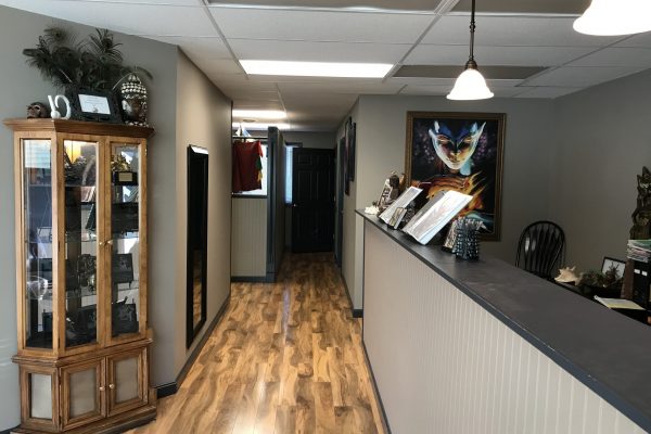 Shop Interior Arrows and Embers Concord, NH Custom Award Winning Ink