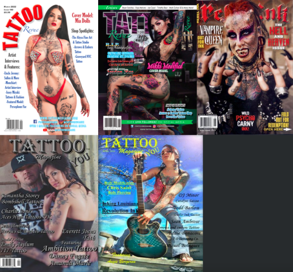 Tattoo You Magazine Rebel Ink Magazine Inked Mag Tattoo Revue Best Tattoo Arrows and Embers Sean Ambrose NH 2012 2013 2014 2015 2016 2017 2018 2019 2020 2021 2022