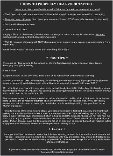 Sean Ambrose Tattoo Aftercare Best Method